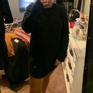 A long dark grey/black dress